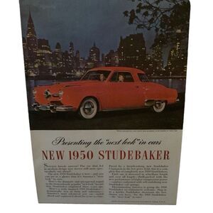 Vintage 1949 Studebaker The Next Look Ad Advertisement